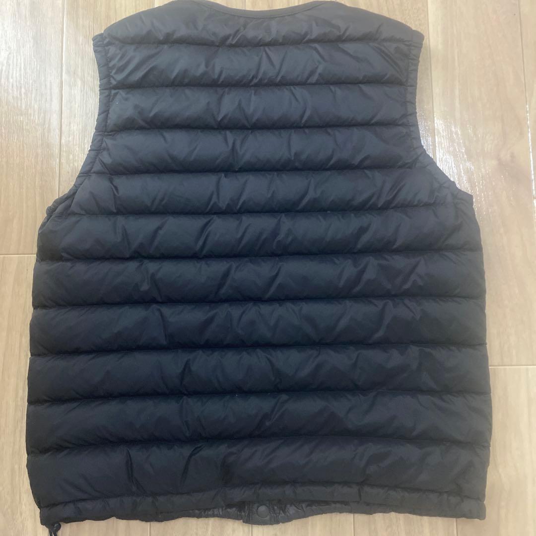 【最終お値引き】DANTON フェザーインナーダウンベスト 34 ブラック