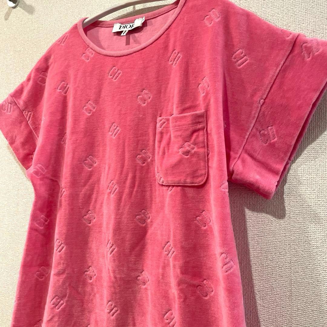 美品baby DIOR ベロアパイル　ワンピース　キッズ