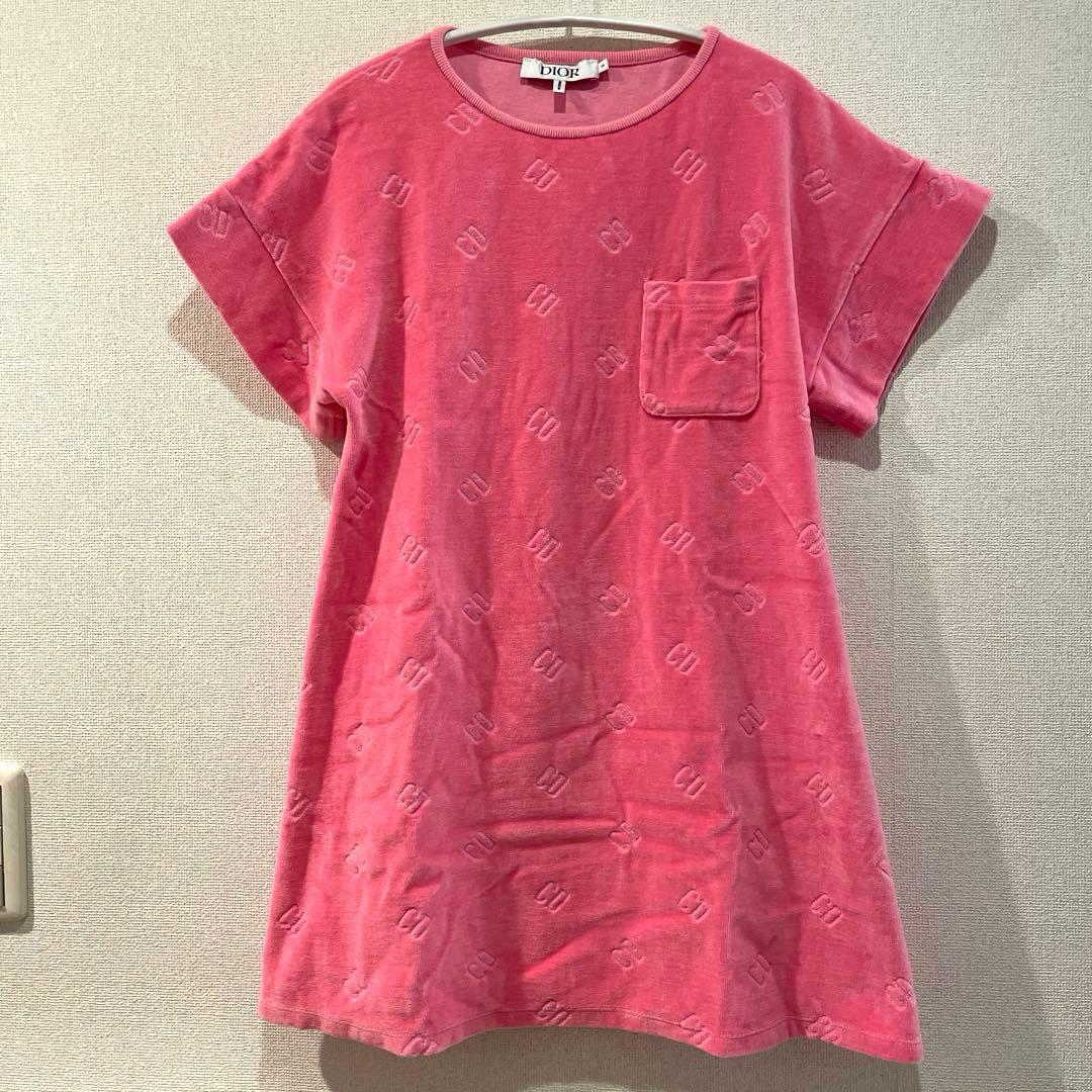 美品baby DIOR ベロアパイル　ワンピース　キッズ