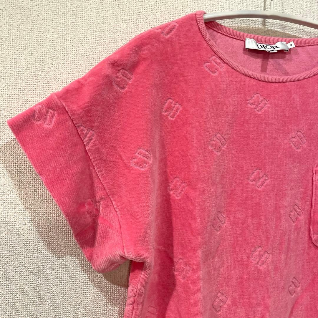 美品baby DIOR ベロアパイル　ワンピース　キッズ