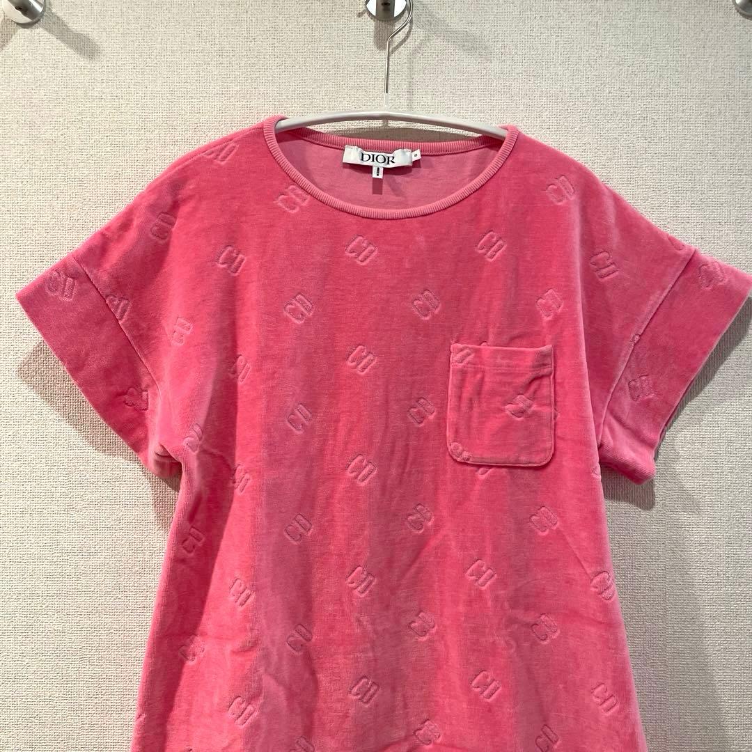 美品baby DIOR ベロアパイル　ワンピース　キッズ