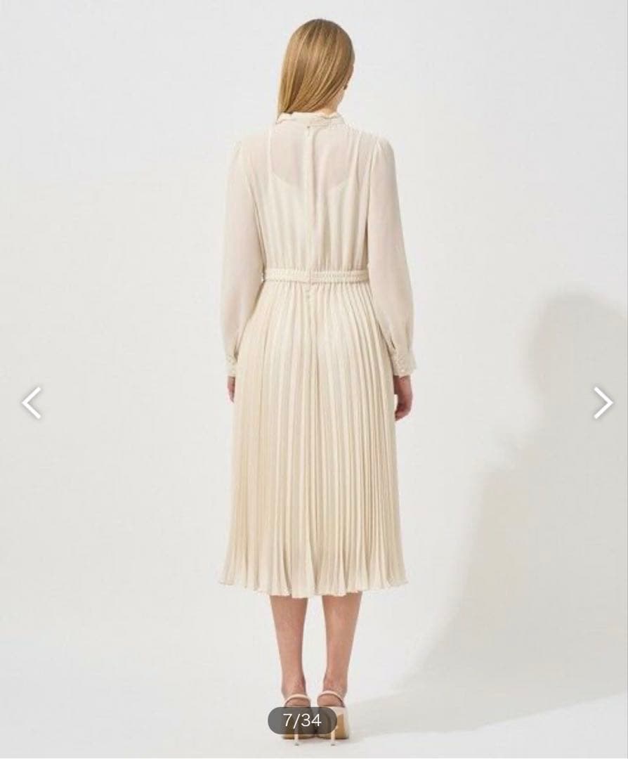 たぬきそば ANAYI シアードビープリーツワンピース