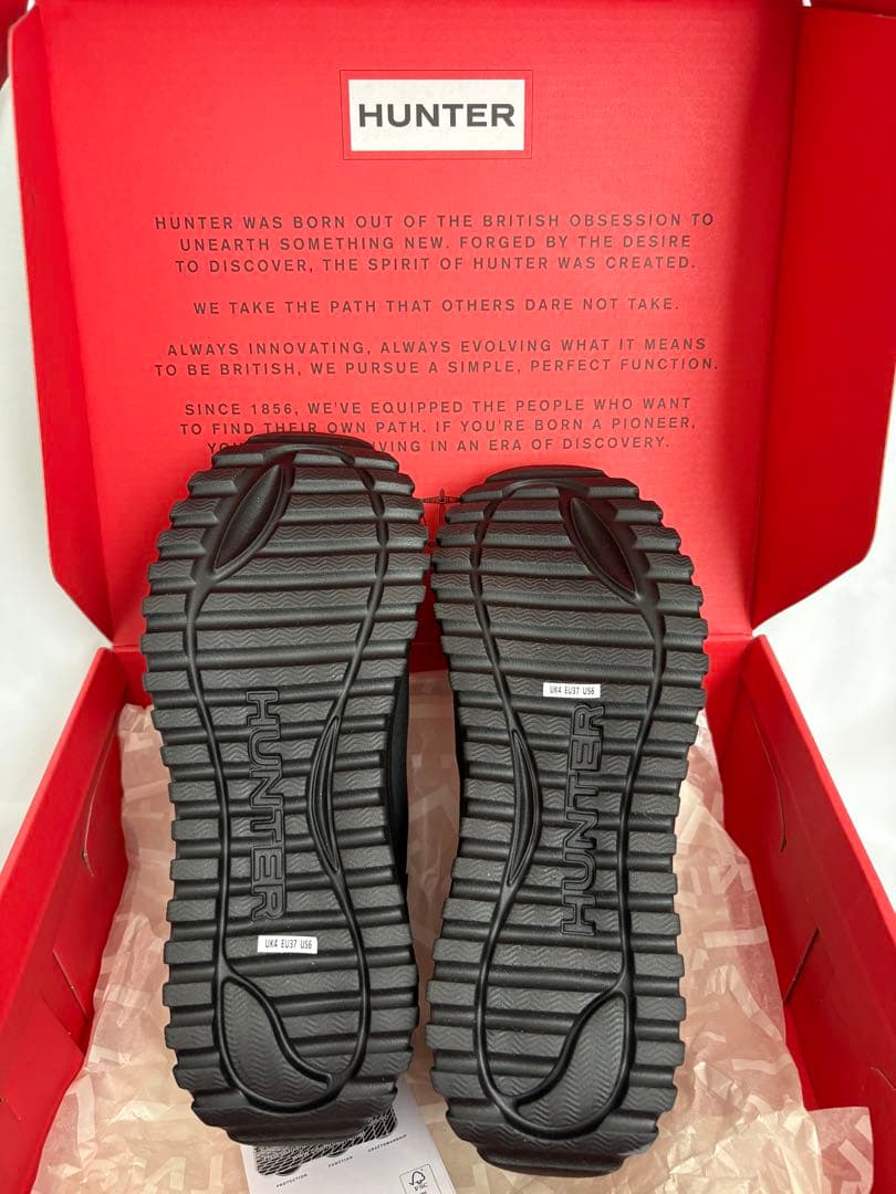 HUNTER for ADAM ET ROPE 別注 ブラック23cm【完売品】