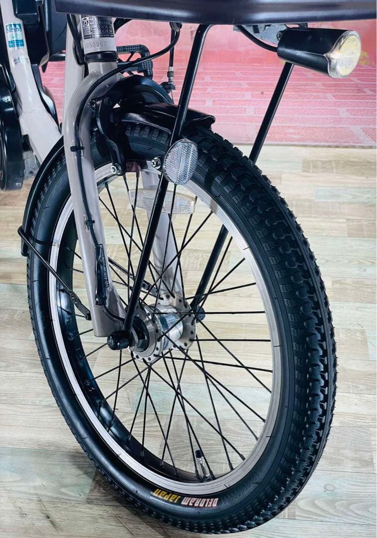 K2607 [大容量13.2Ah]電動自転車パナソニック 子供乗せ 20インチ