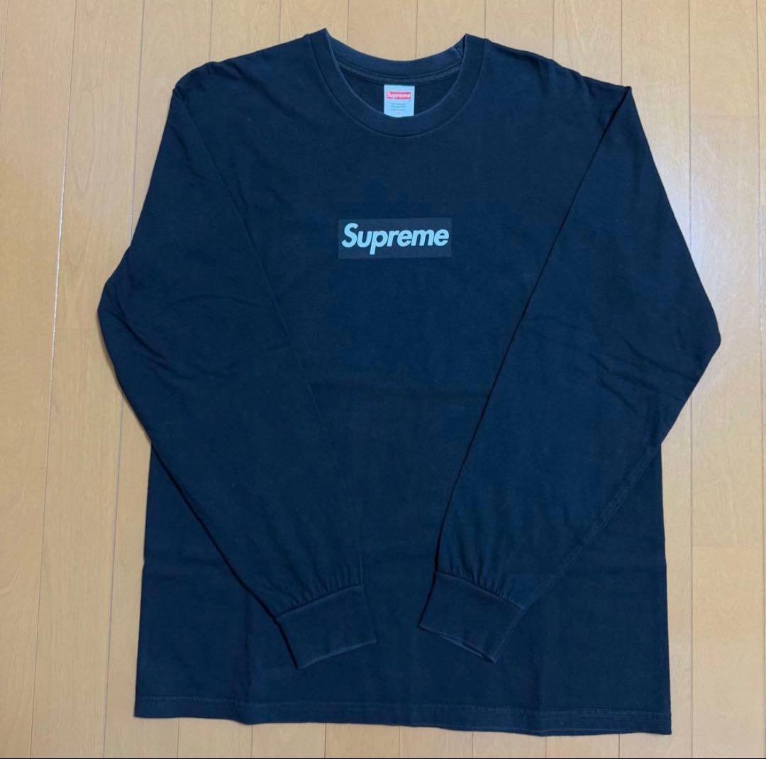 Supreme Box Logo L/S Tee ブラック 20aw