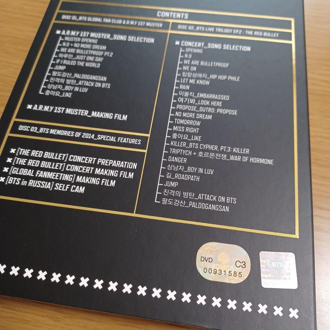 BTS MEMORIES OF 2014　DVD　日本語字幕付き