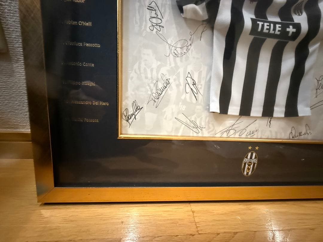 激レア ユベントス サイン ユニホーム ジダン デルピエロ サインユニホーム