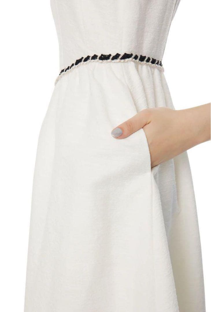 みい様ご決定済み　　Monaco Tweed Dress white / M