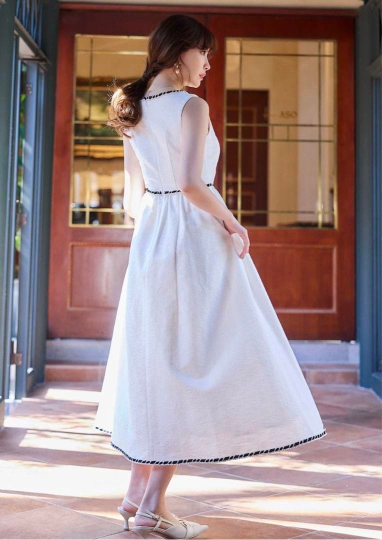みい様ご決定済み　　Monaco Tweed Dress white / M