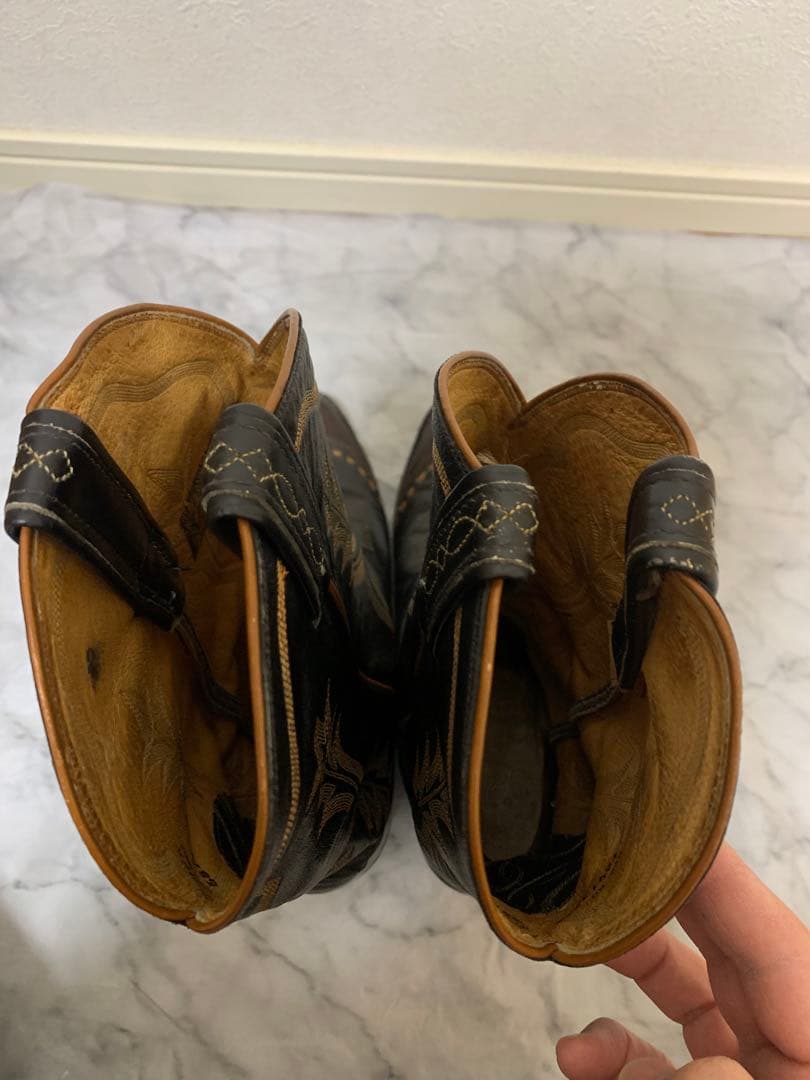 【希少】tony lama トニーラマ 　リザードレザー　ウエスタンブーツ　8D