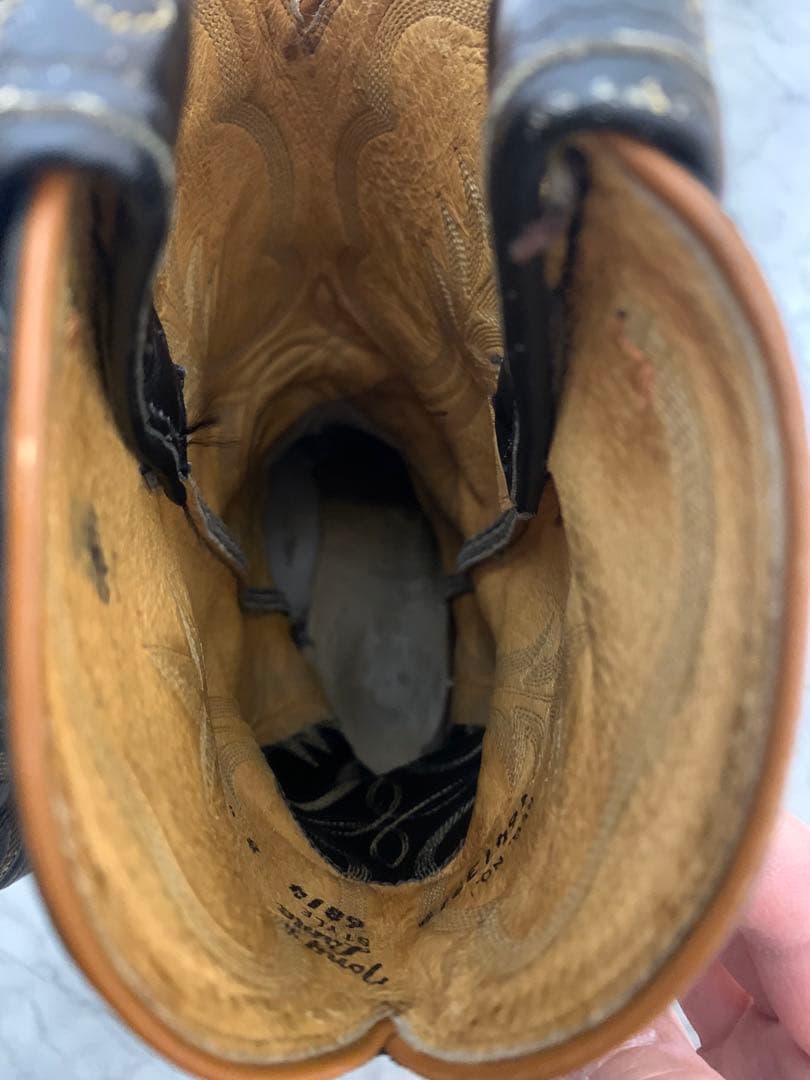 【希少】tony lama トニーラマ 　リザードレザー　ウエスタンブーツ　8D