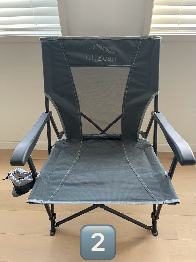 LL Bean Easy Comfort Camp Chair ②グレー送料込み