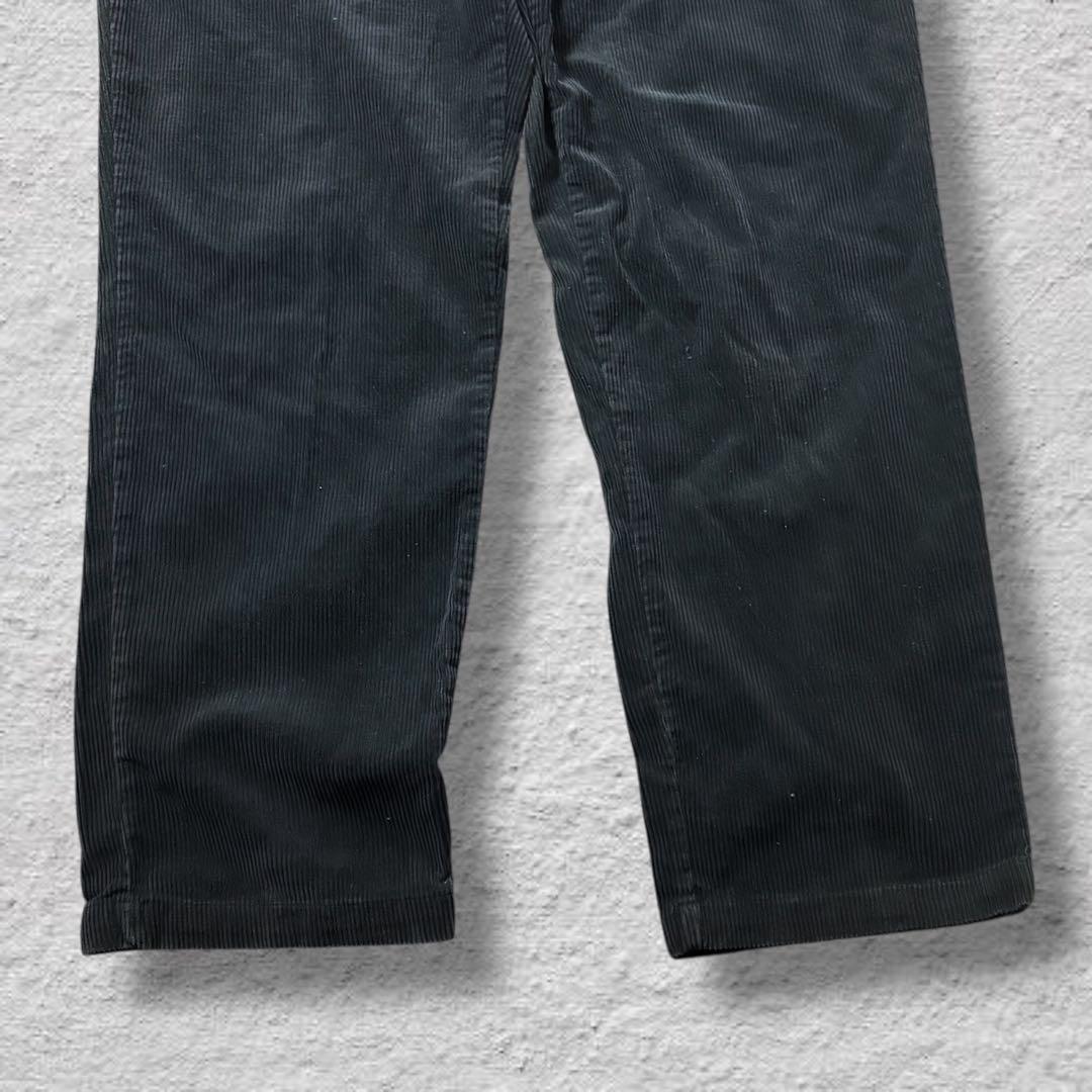 ラルフローレンコーデュロイパンツ2タックUSA製80s古着vintageネイビー