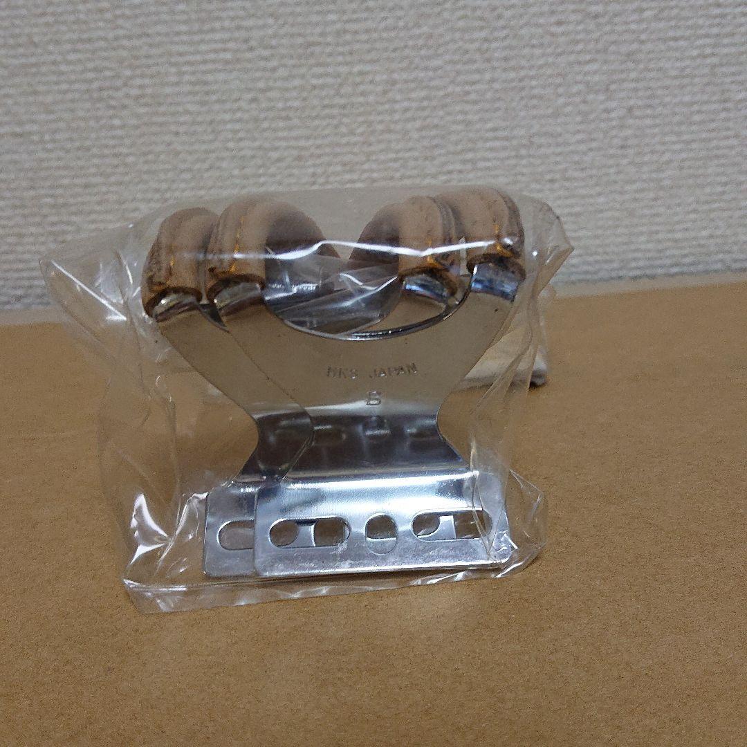 新品未開封MKS(三ヶ島)革付きスチールトゥクリップ Sサイズ5個セット送料込み