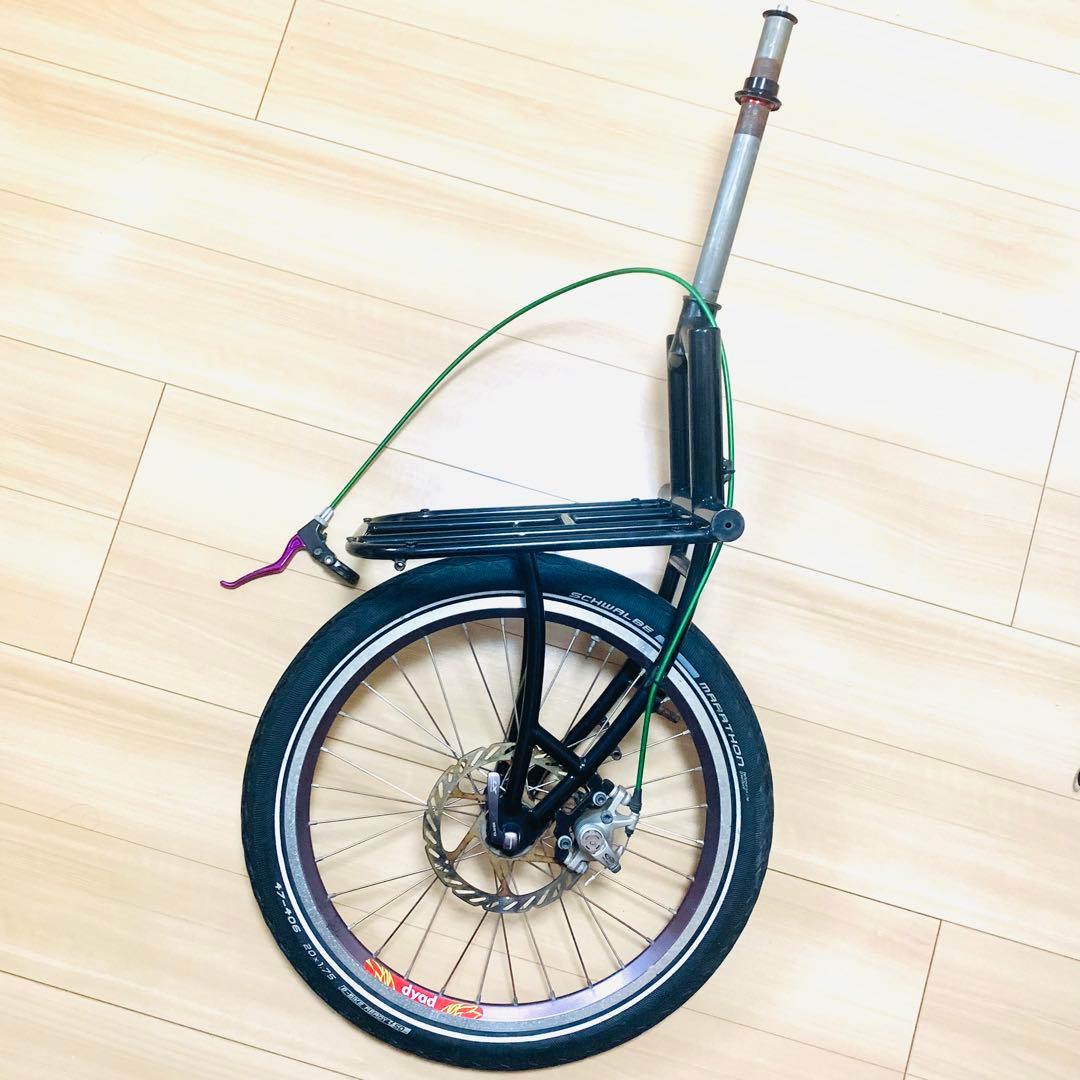 crust bikeフロントフォーク&vero sity20インチホイール