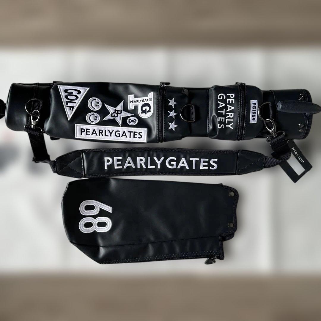 【新品未使用】PEARLYGATES セルフスタンドバッグ　ネイビー