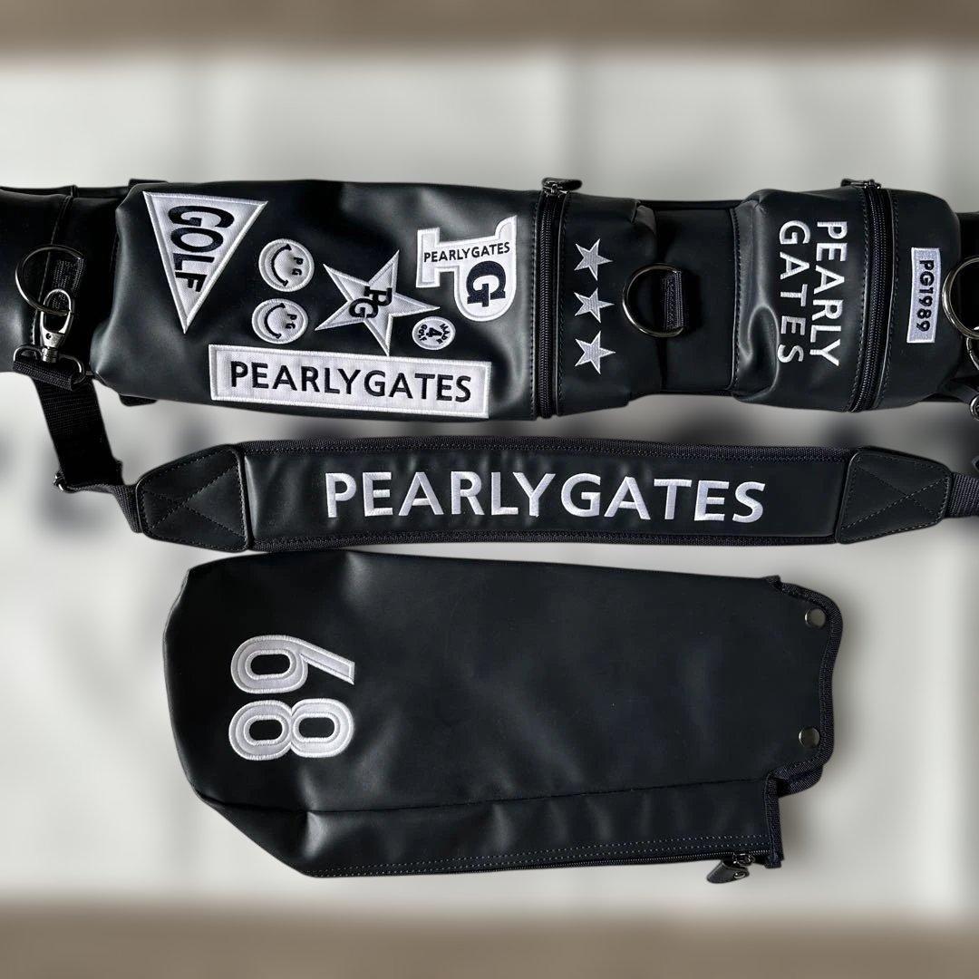 【新品未使用】PEARLYGATES セルフスタンドバッグ　ネイビー