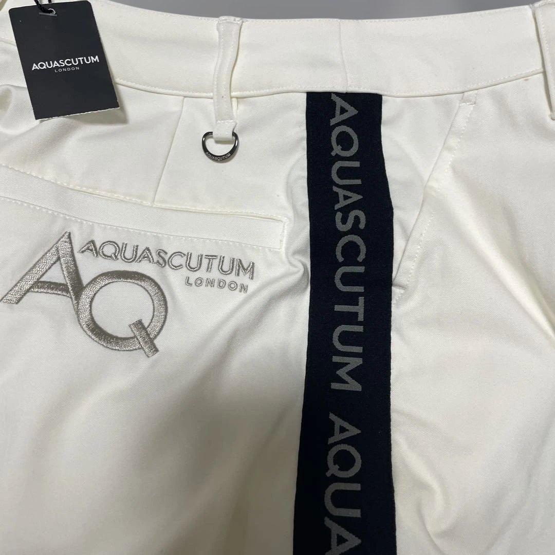 新品 AQUASCUTUM クリーミー　ゴルフウェア　ジョガーセットアップ春夏秋