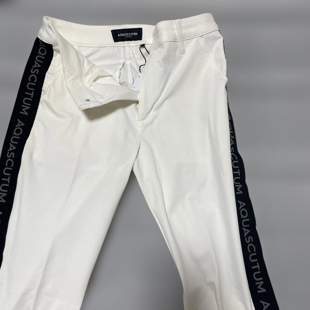 新品 AQUASCUTUM クリーミー　ゴルフウェア　ジョガーセットアップ春夏秋