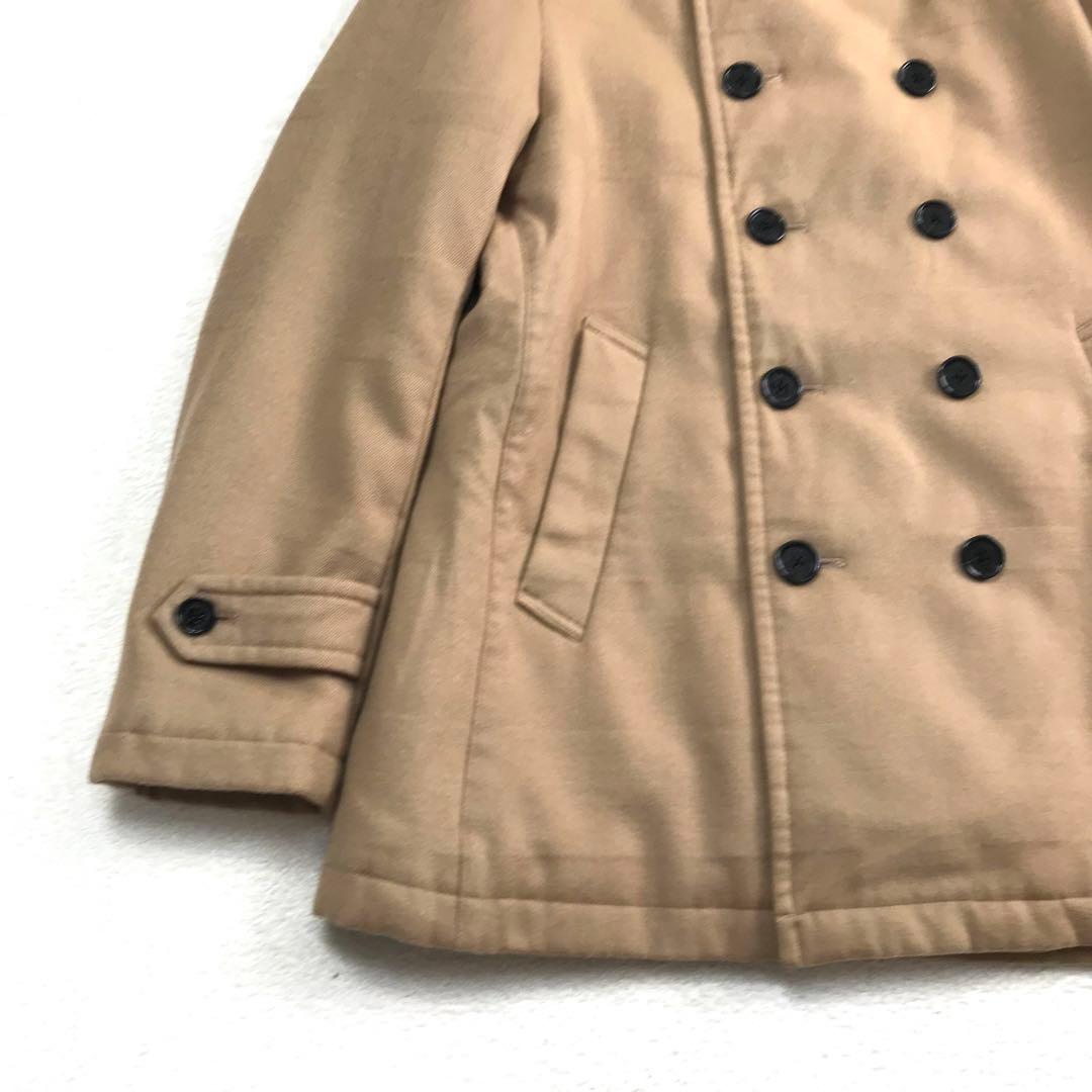 バーバリー ブラックレーベル ピーコート ジャケット ベージュ L