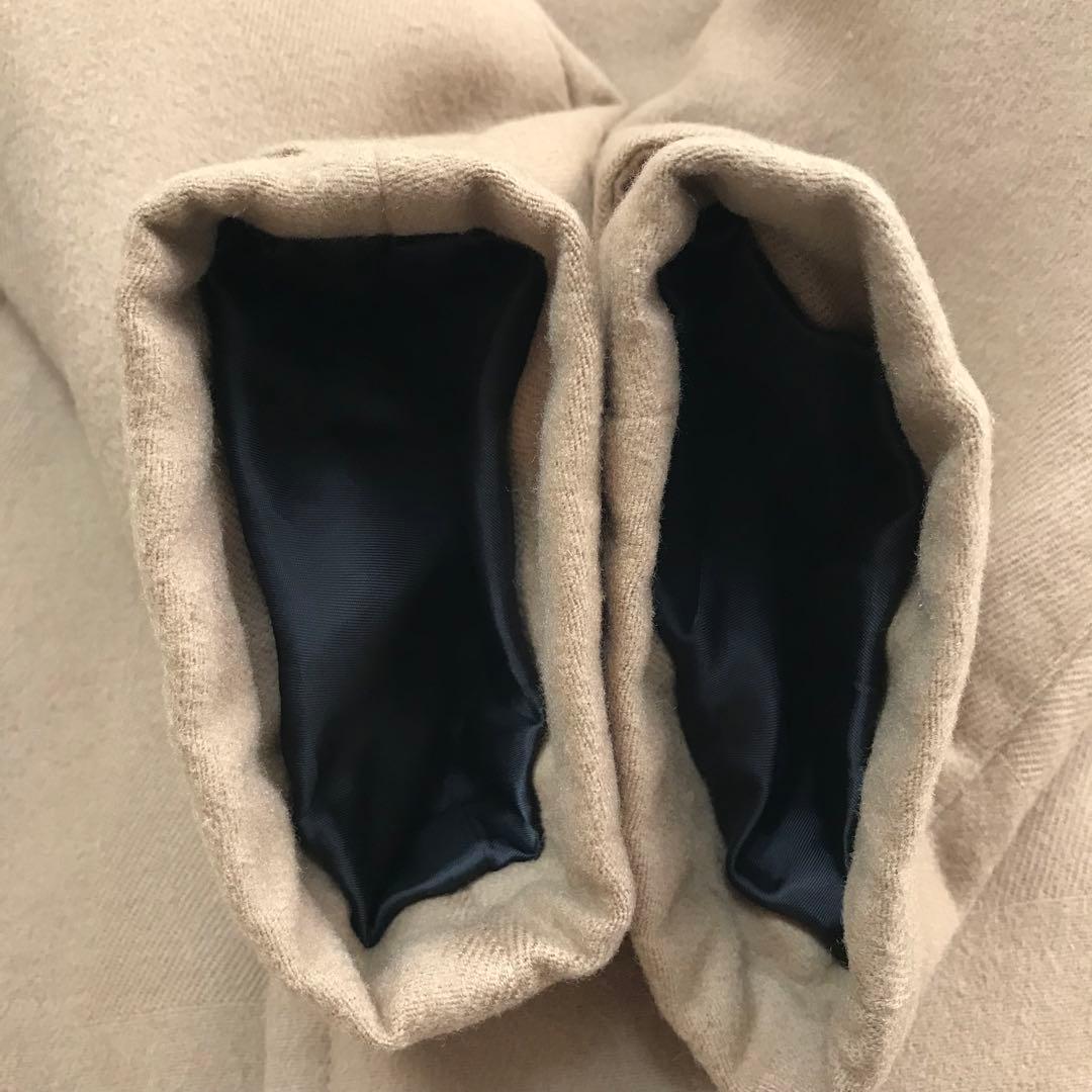 バーバリー ブラックレーベル ピーコート ジャケット ベージュ L