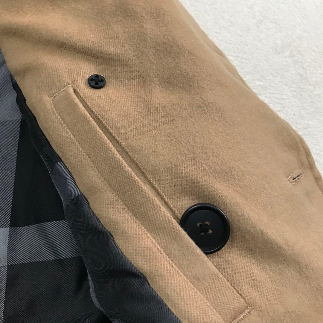 バーバリー ブラックレーベル ピーコート ジャケット ベージュ L