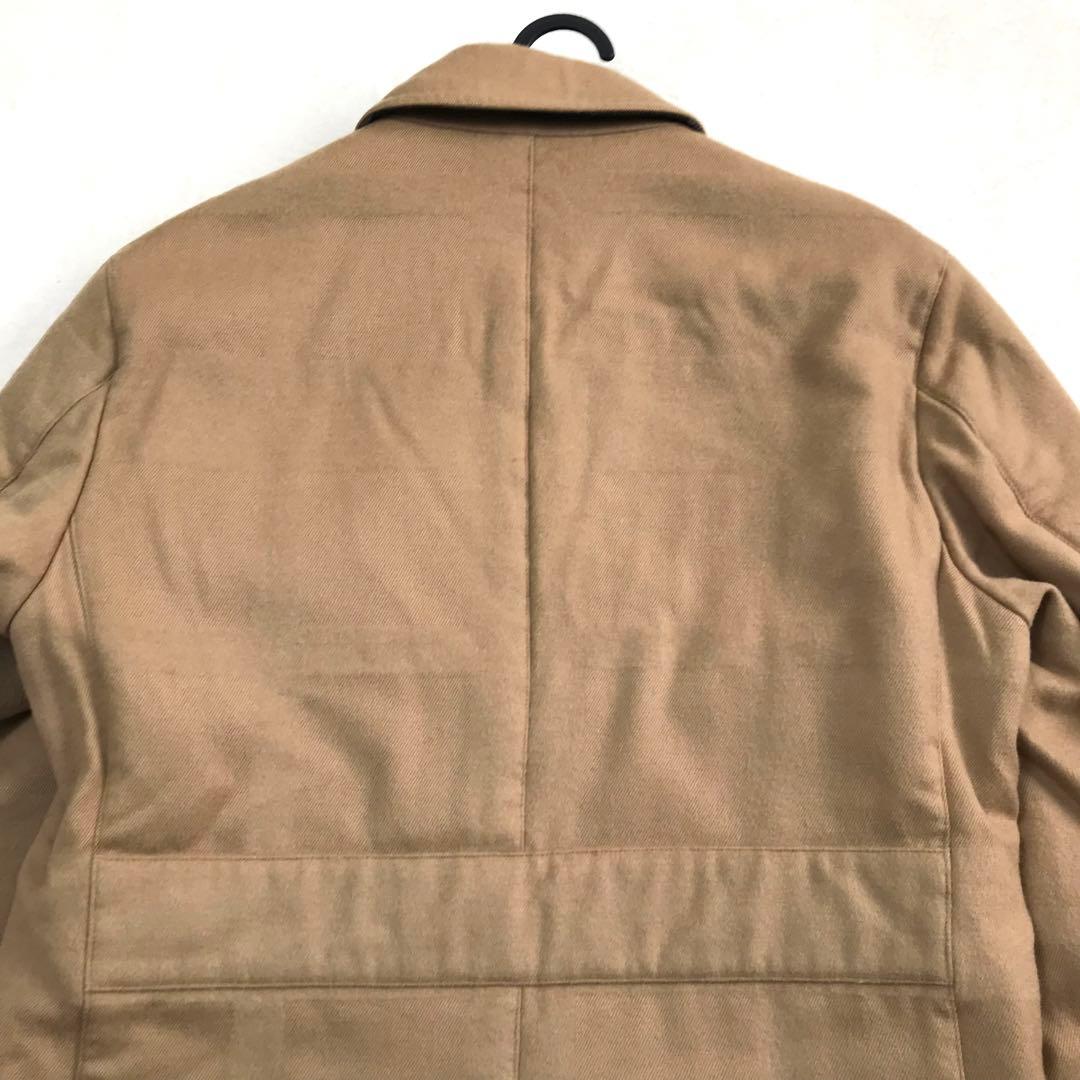 バーバリー ブラックレーベル ピーコート ジャケット ベージュ L