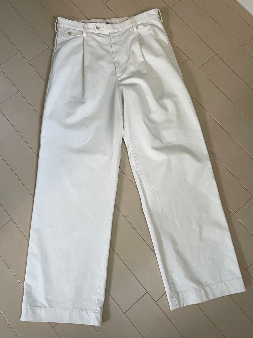 ＜AURALEE＞CHINO ONE―TUCK PANTS/パンツ