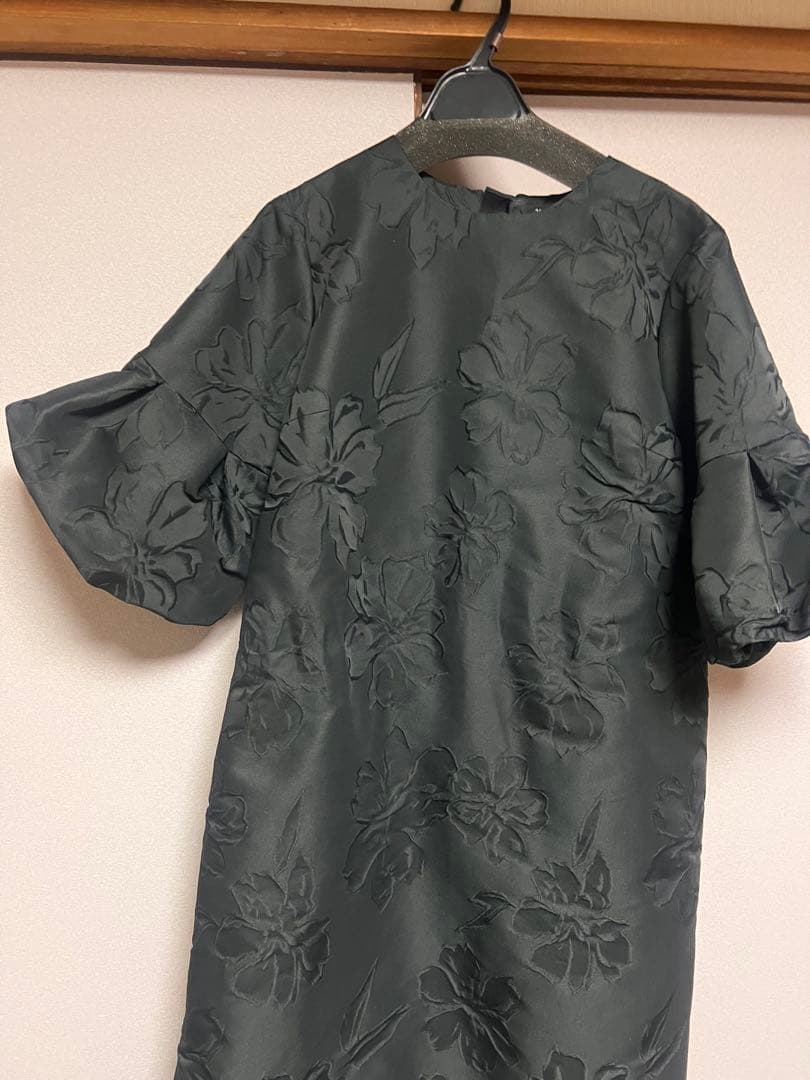 23区【APPLAUDIR】マニフィークフラワージャカード ドレス　大きいサイズ