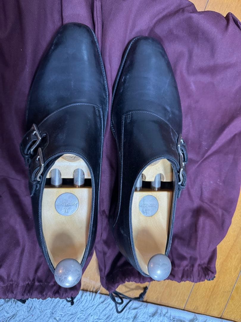 ジョンロブ JOHN LOBB チャペル 6E ブラック 純正シューツリー付