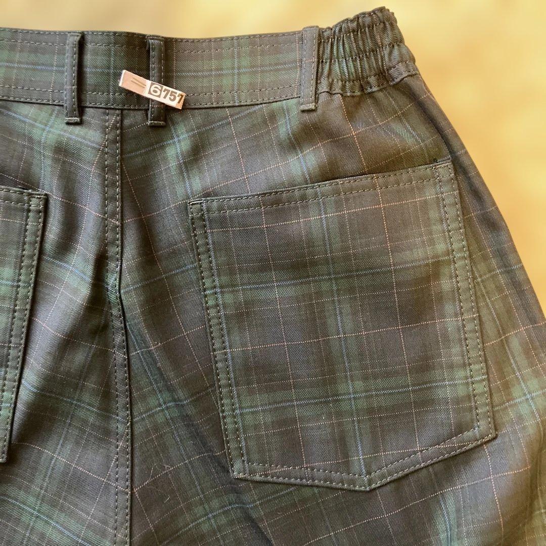 【超美品】コム デ ギャルソン オム ドゥ チェックパンツ