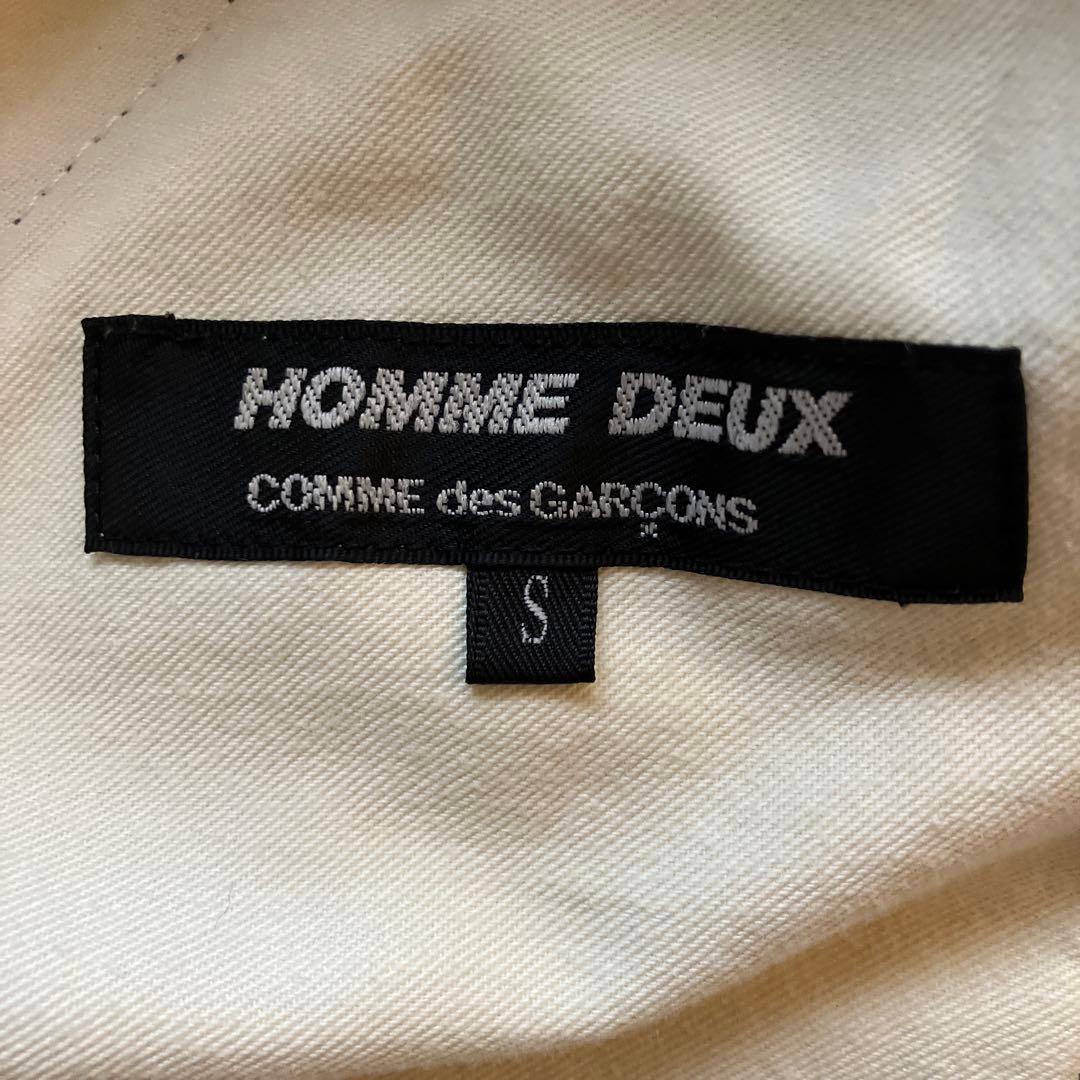 【超美品】コム デ ギャルソン オム ドゥ チェックパンツ