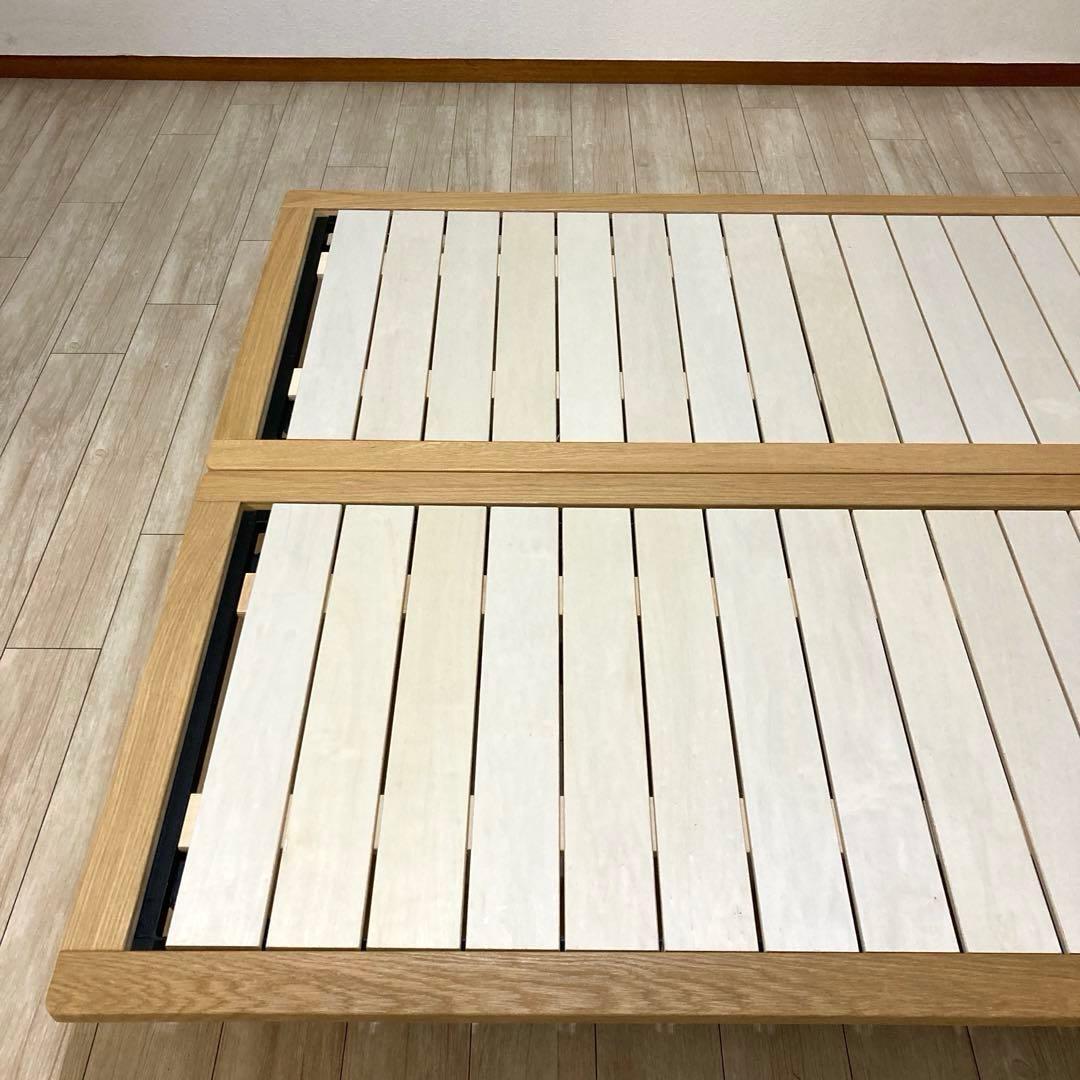 【自社配送エリア内限定販売】無印良品すのこベッドフレーム/クイーンサイズ
