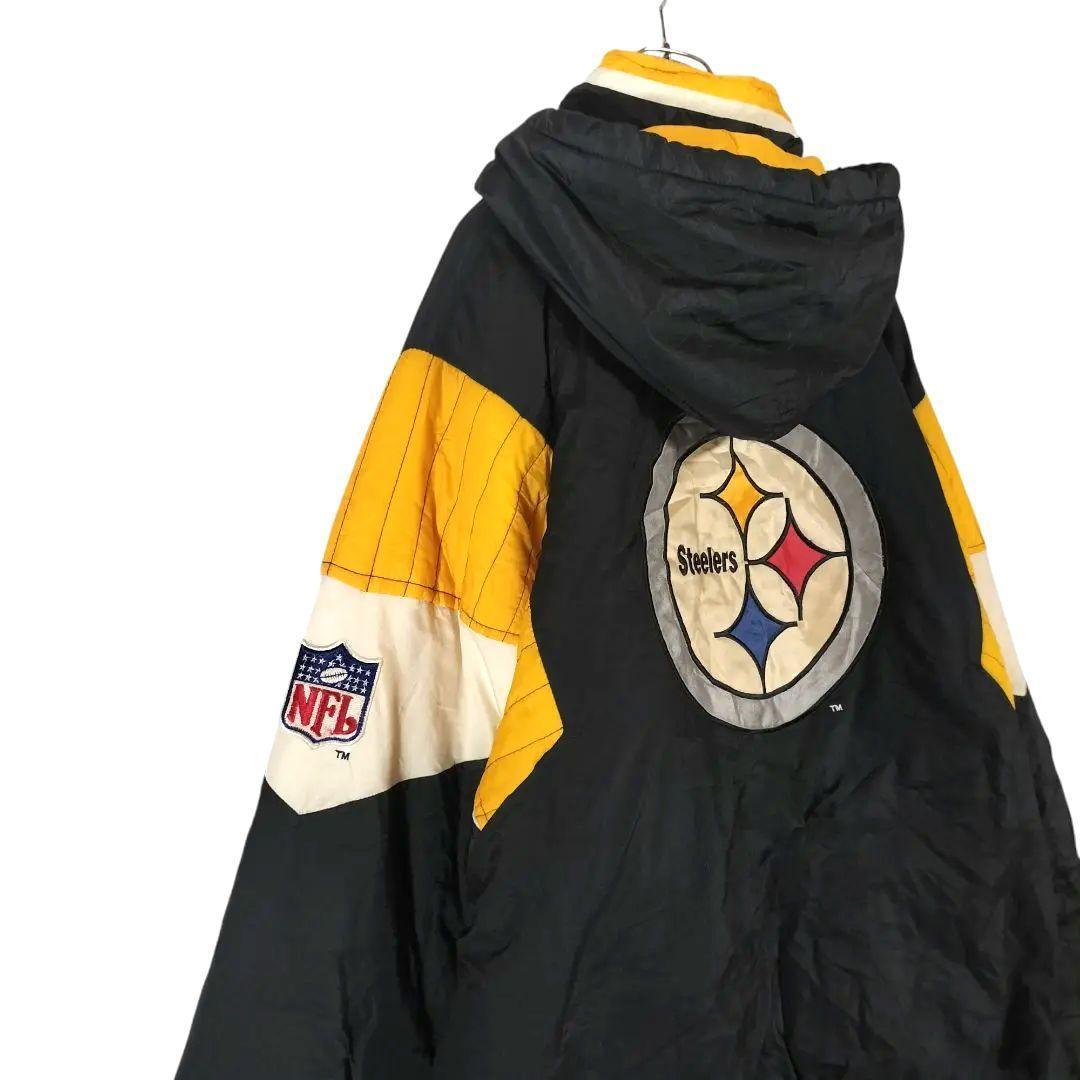 NFL ピッツバーグスティーラーズ 中綿 ウォームアップウェア L ブラック