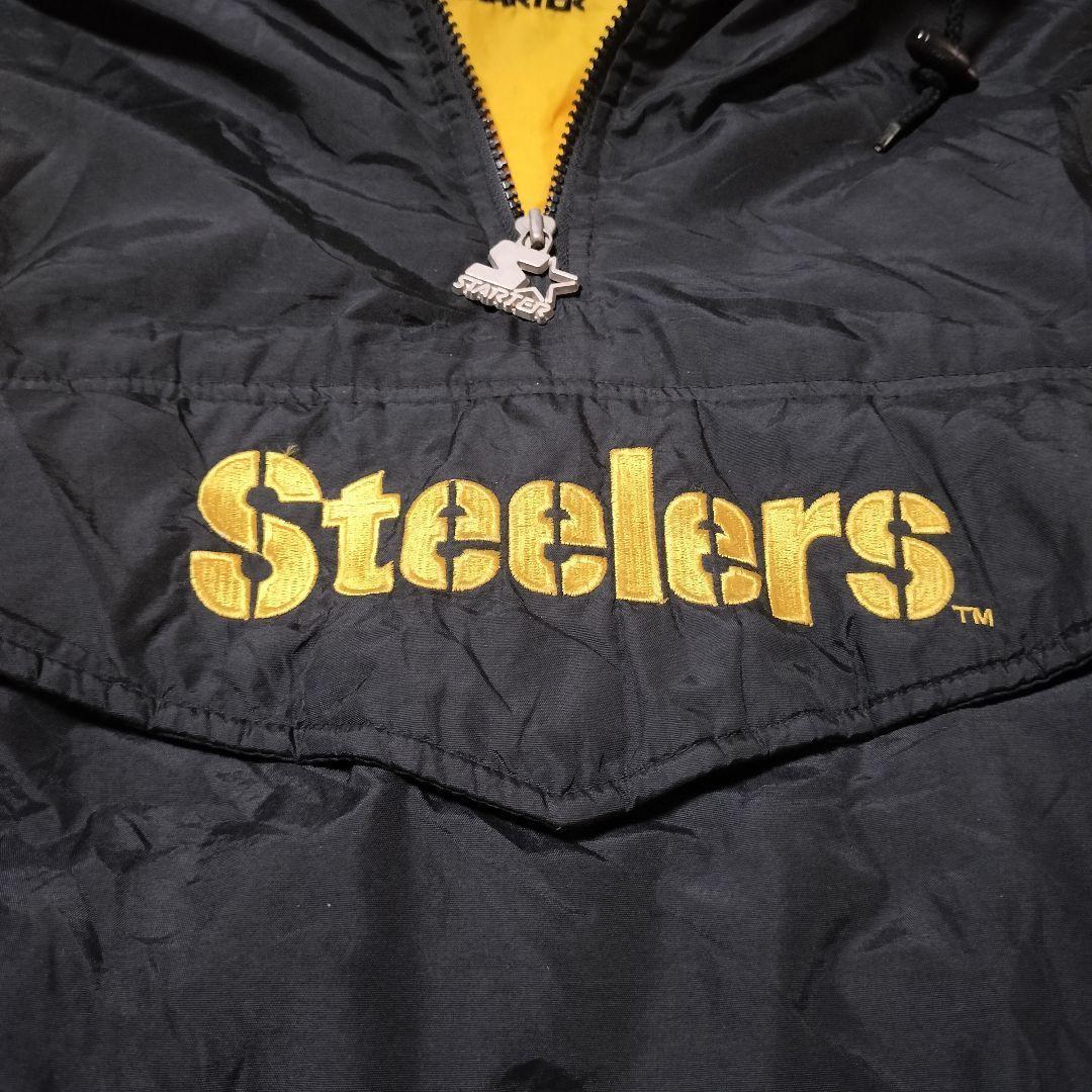 NFL ピッツバーグスティーラーズ 中綿 ウォームアップウェア L ブラック