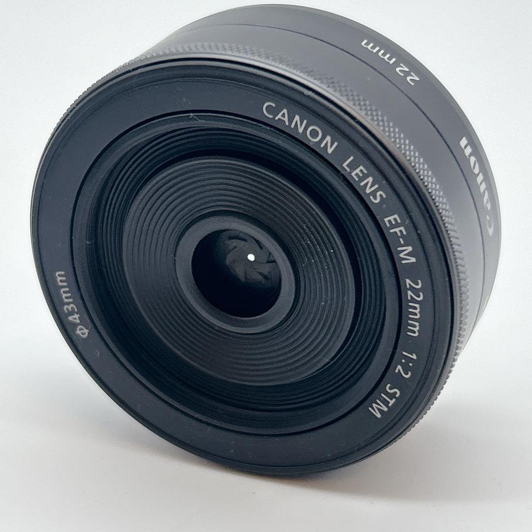 【極美品】Canon EF-M 22mm F2 STM 単焦点レンズ