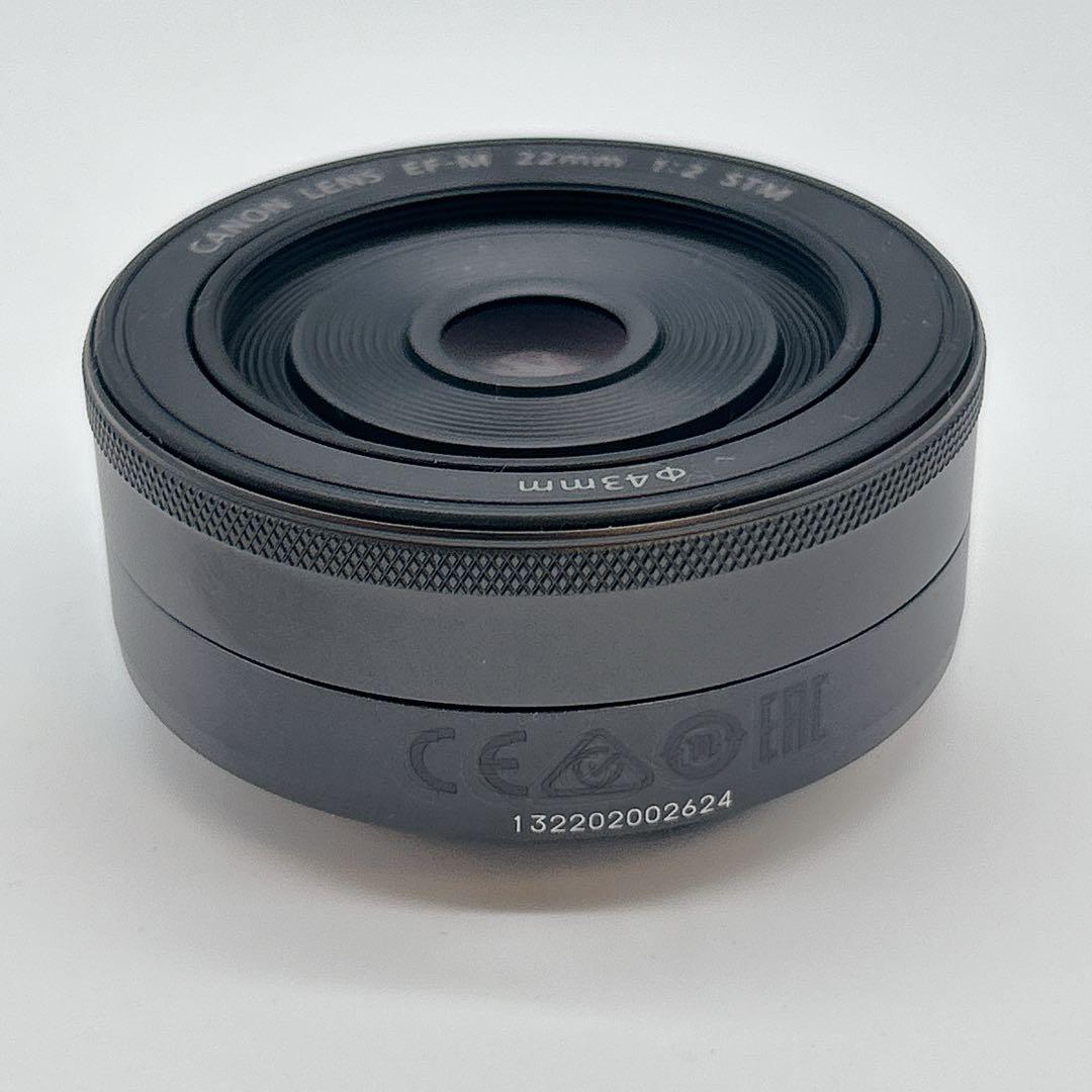 【極美品】Canon EF-M 22mm F2 STM 単焦点レンズ