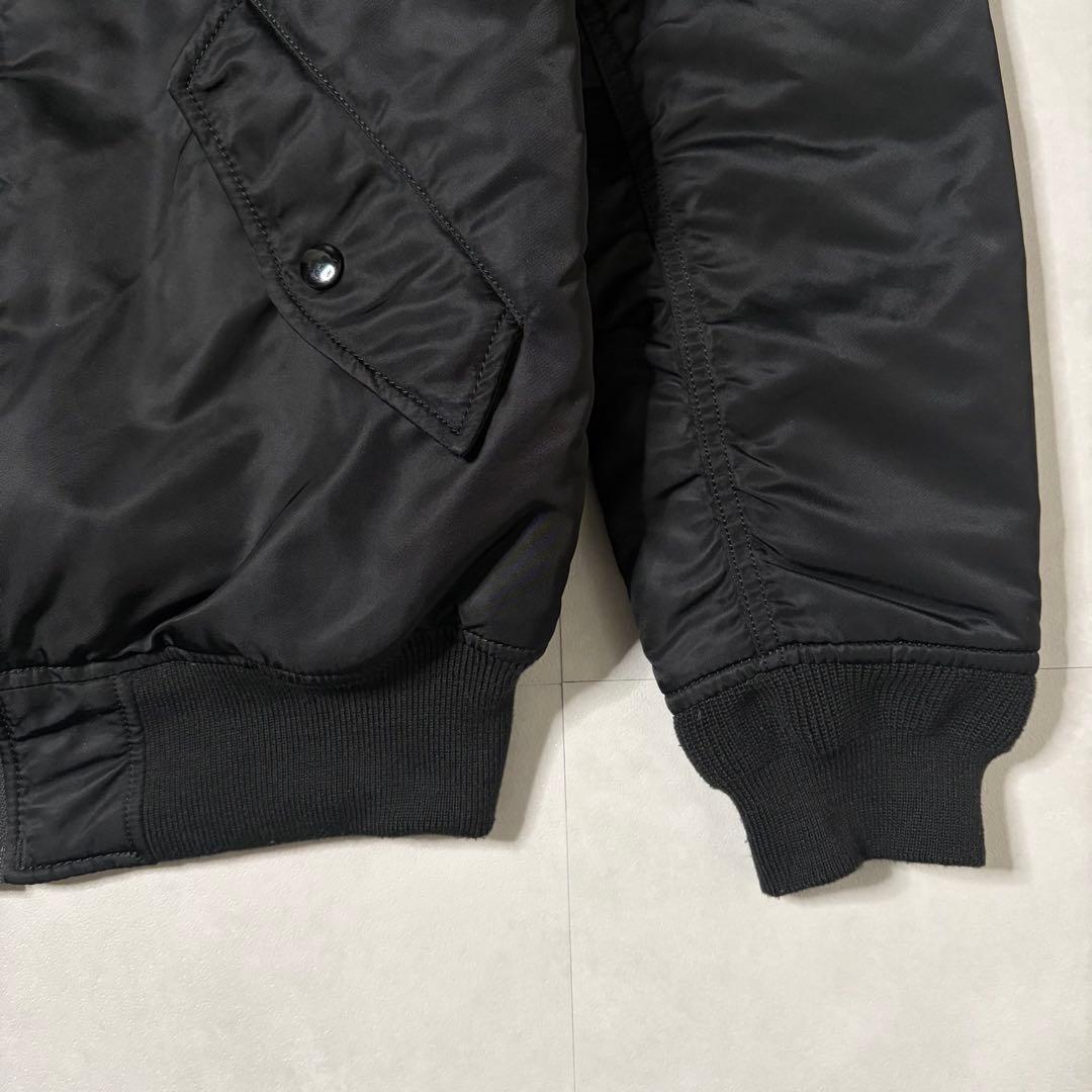 【激レア】アルファインダストリーズ MA-1 Coalitionロゴ刺繍 黒 M