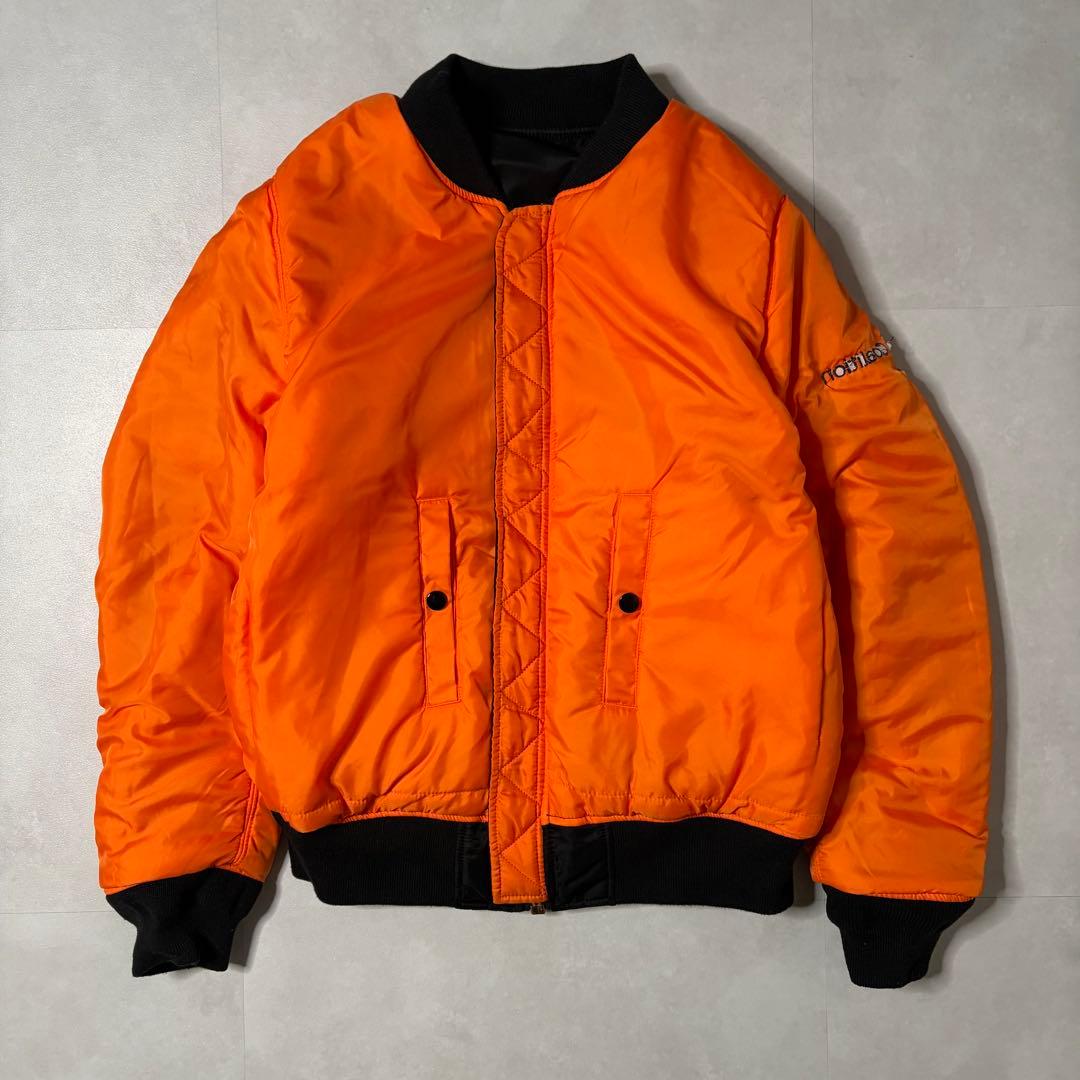 【激レア】アルファインダストリーズ MA-1 Coalitionロゴ刺繍 黒 M