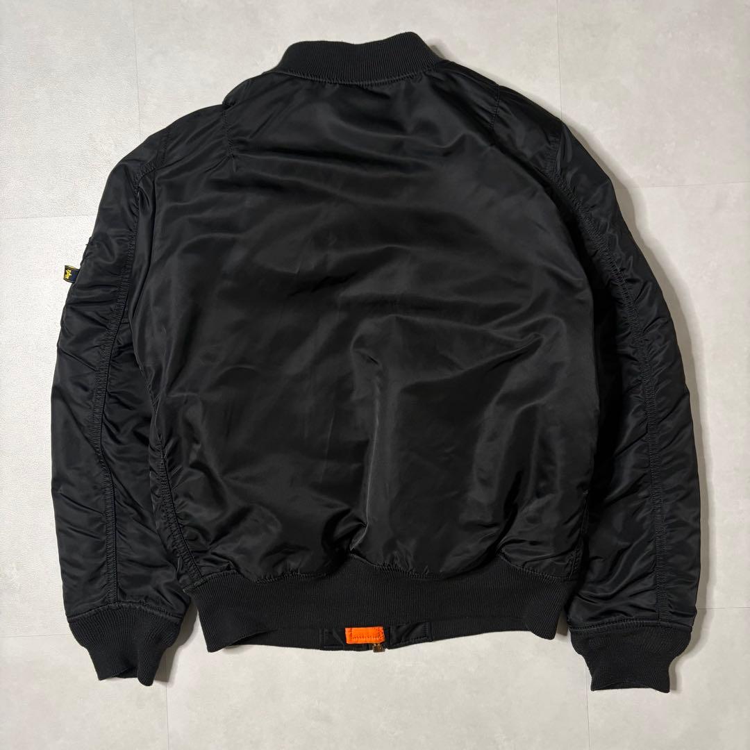 【激レア】アルファインダストリーズ MA-1 Coalitionロゴ刺繍 黒 M