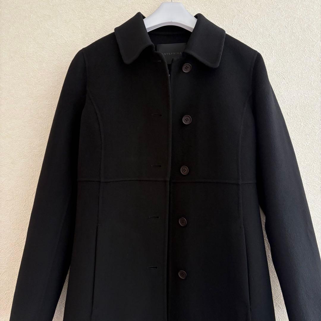 アンテプリマ　ピュア　カシミヤ　コート　ブラック