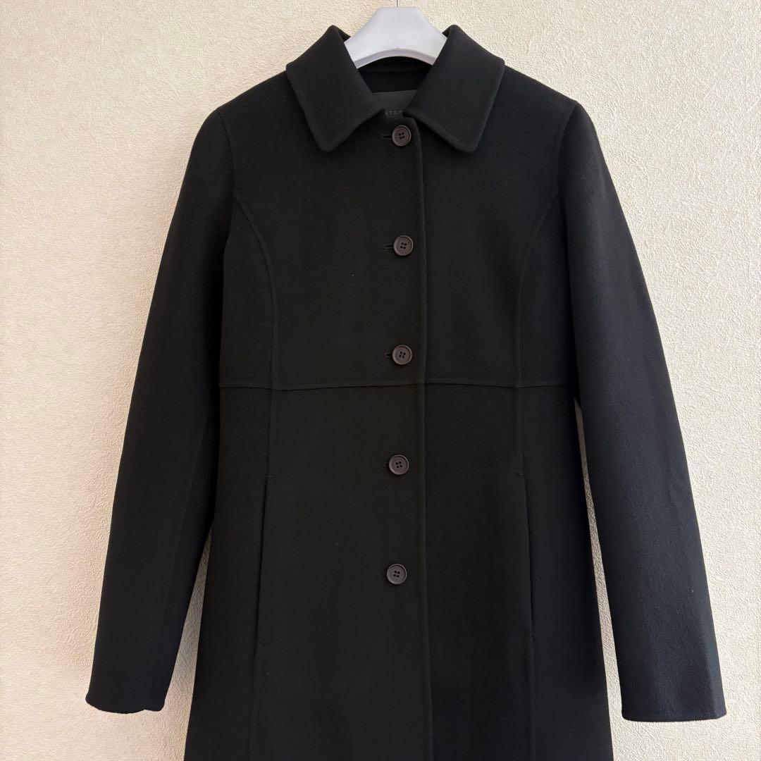 アンテプリマ　ピュア　カシミヤ　コート　ブラック