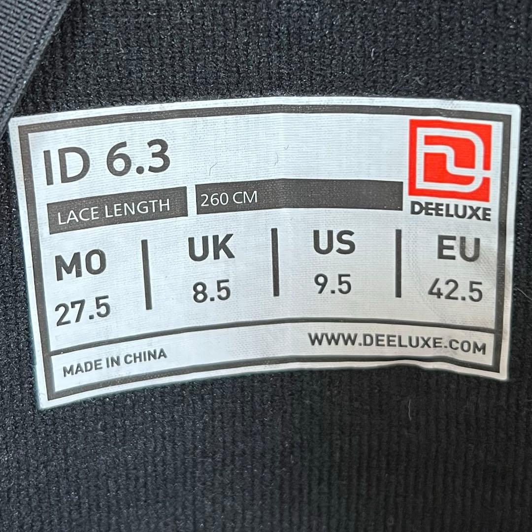 【即日発送】DEELUXE スノボブーツ　ID 6.3 アイディー 27.5cm