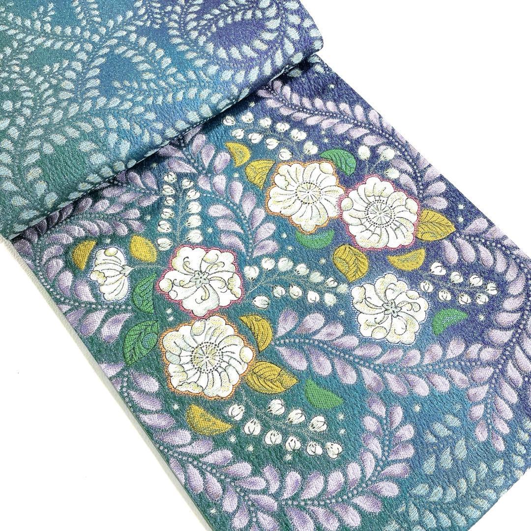 専用帯6210 ●高級 正絹 太鼓六通 袋帯 辻ヶ花