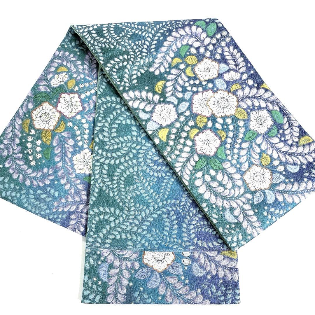 専用帯6210 ●高級 正絹 太鼓六通 袋帯 辻ヶ花