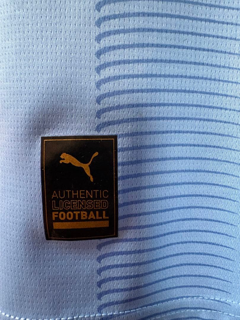 プーマ　マンチェスターシティ　ブラックアイパッチ　ユニフォーム　デフライネ