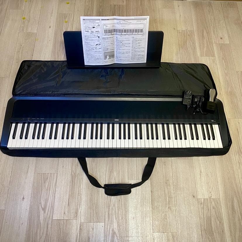 【極美品✨】KORG コルグ　B2 BK　電子ピアノ　88鍵　 カバー付