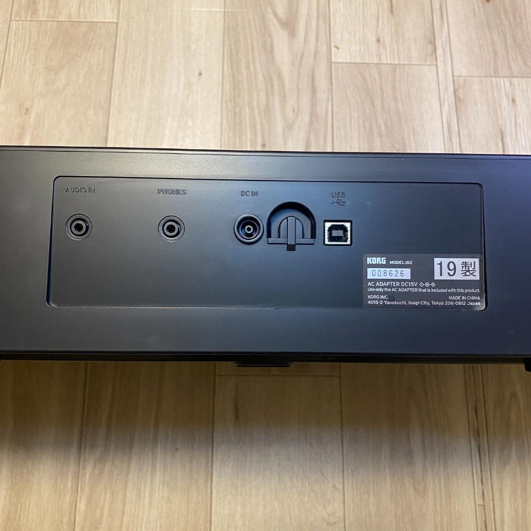 【極美品✨】KORG コルグ　B2 BK　電子ピアノ　88鍵　 カバー付