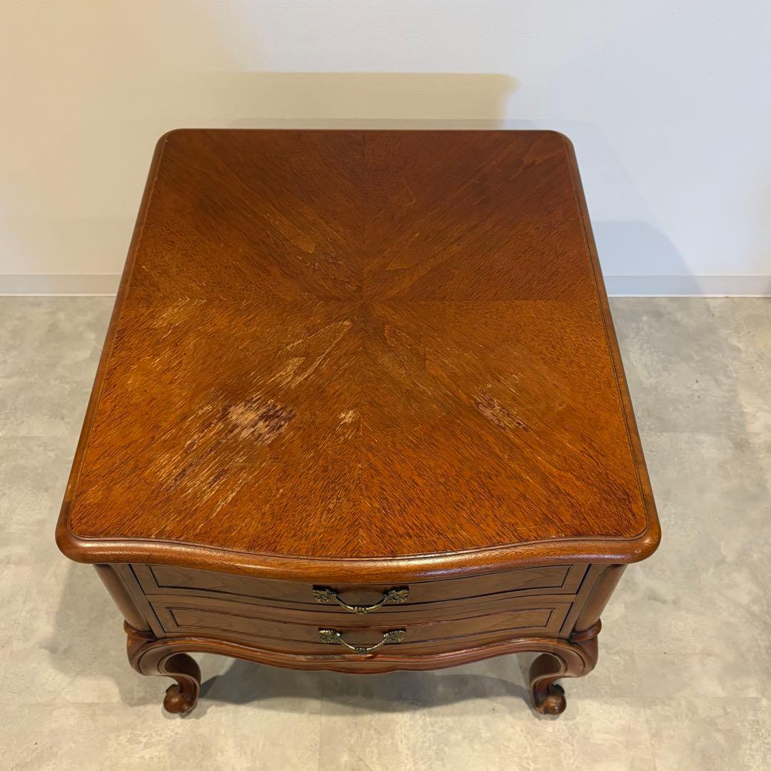 DREXEL HERITAGE Touraine　サイドテーブル　収納付き