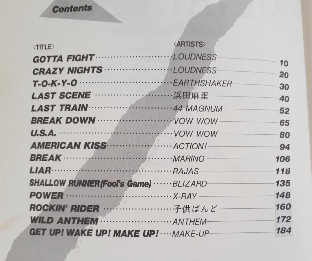 メタル・ロック / ベストパッケージ　バンドスコア　希少レア♪